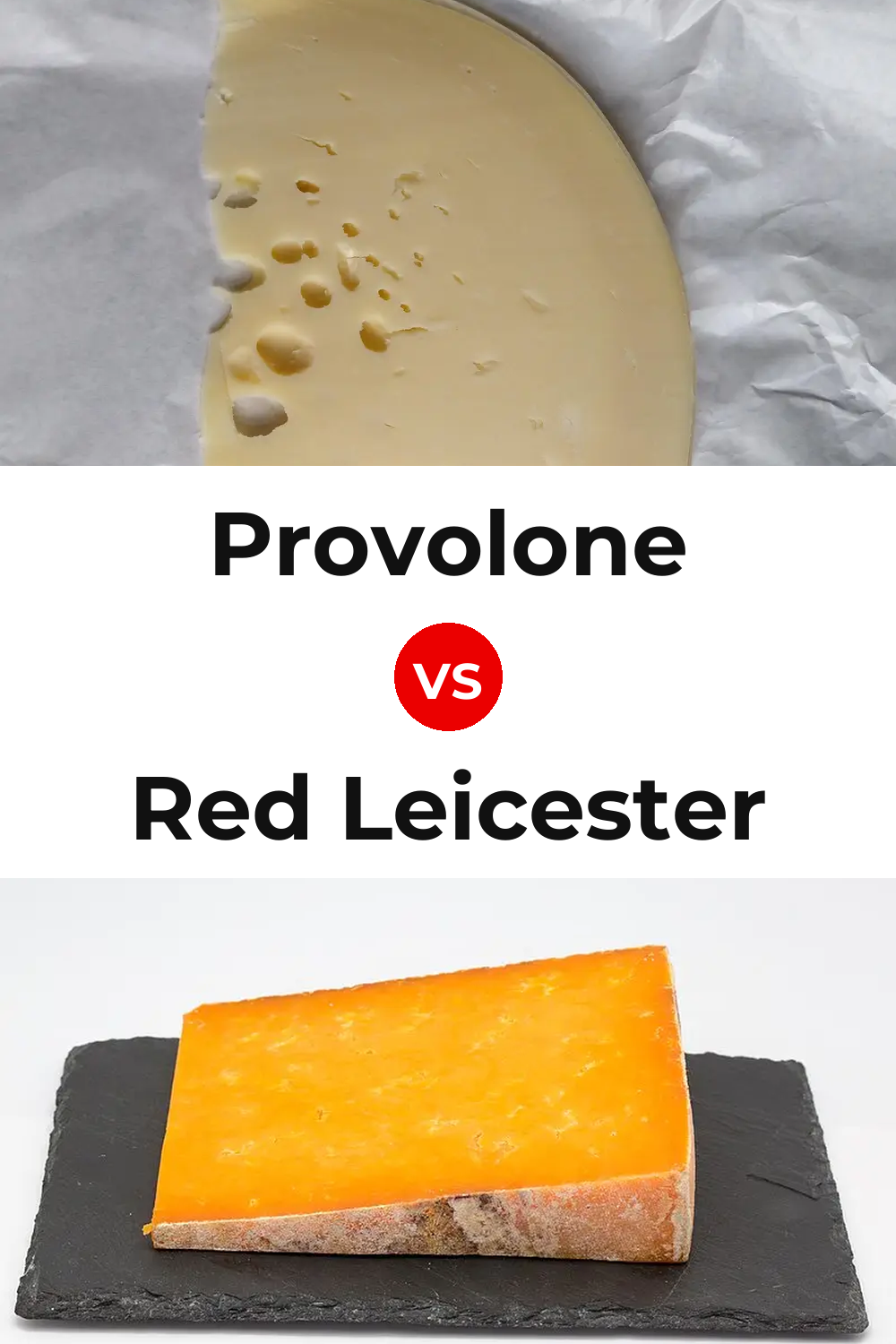 Provolone Cheese vs Red Leicester Cheese Pinterest comparison