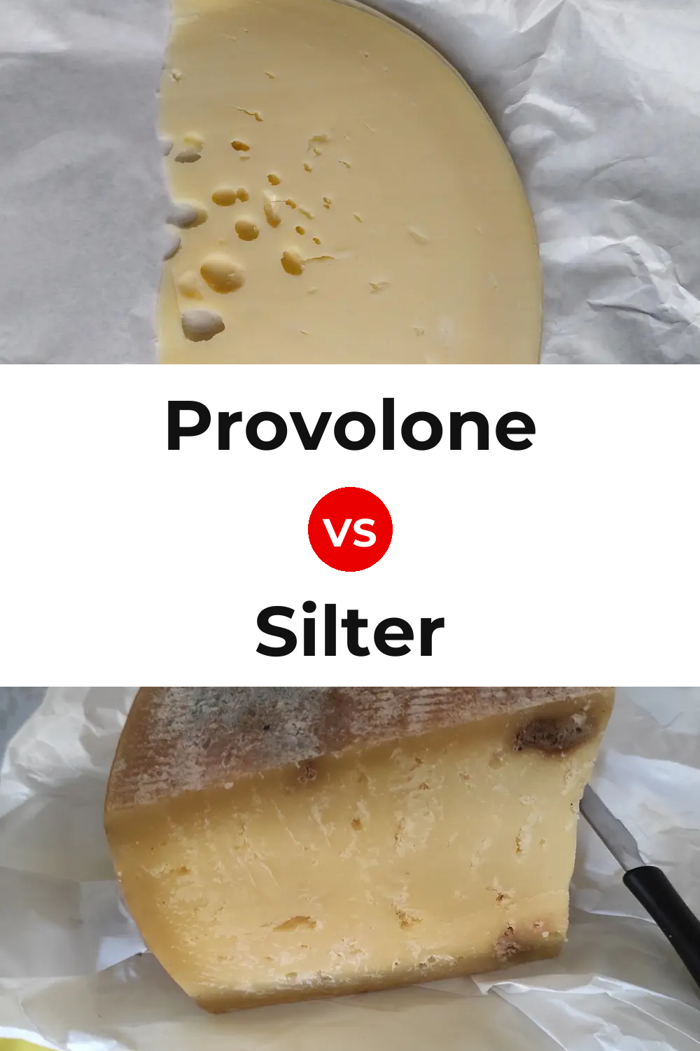 Provolone Cheese vs Silter Cheese Pinterest comparison