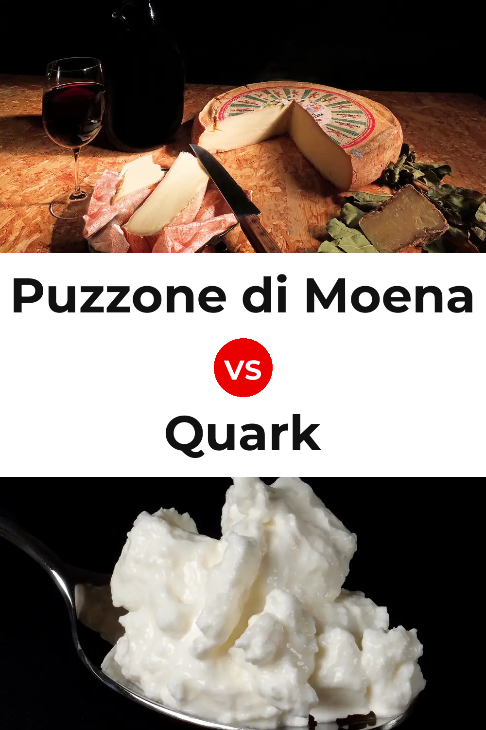 Puzzone di Moena Cheese vs Quark Cheese Pinterest comparison