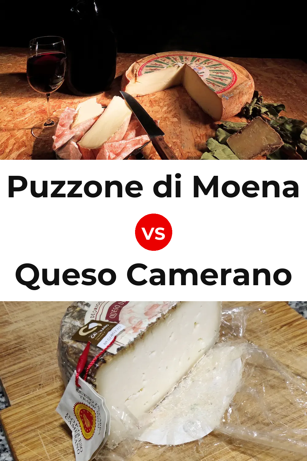 Puzzone di Moena Cheese vs Queso Camerano Pinterest comparison