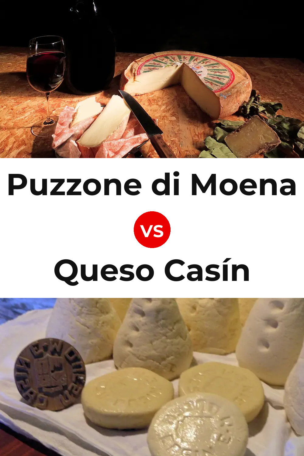 Puzzone di Moena Cheese vs Queso Casín Pinterest comparison