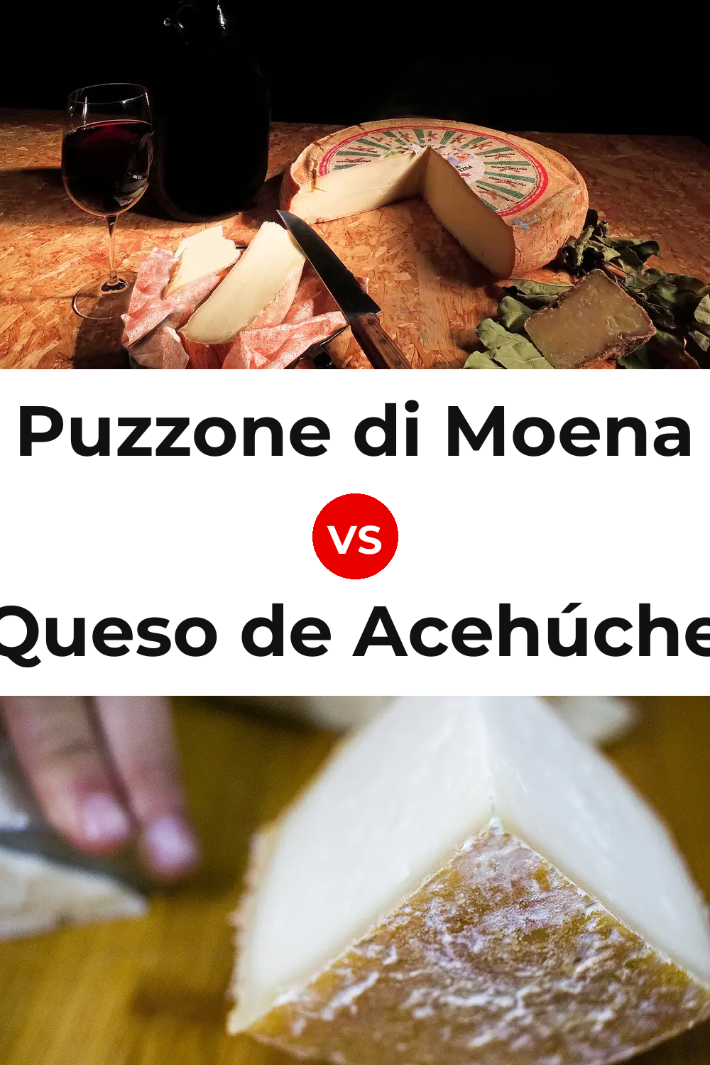Puzzone di Moena Cheese vs Queso de Acehúche Pinterest comparison