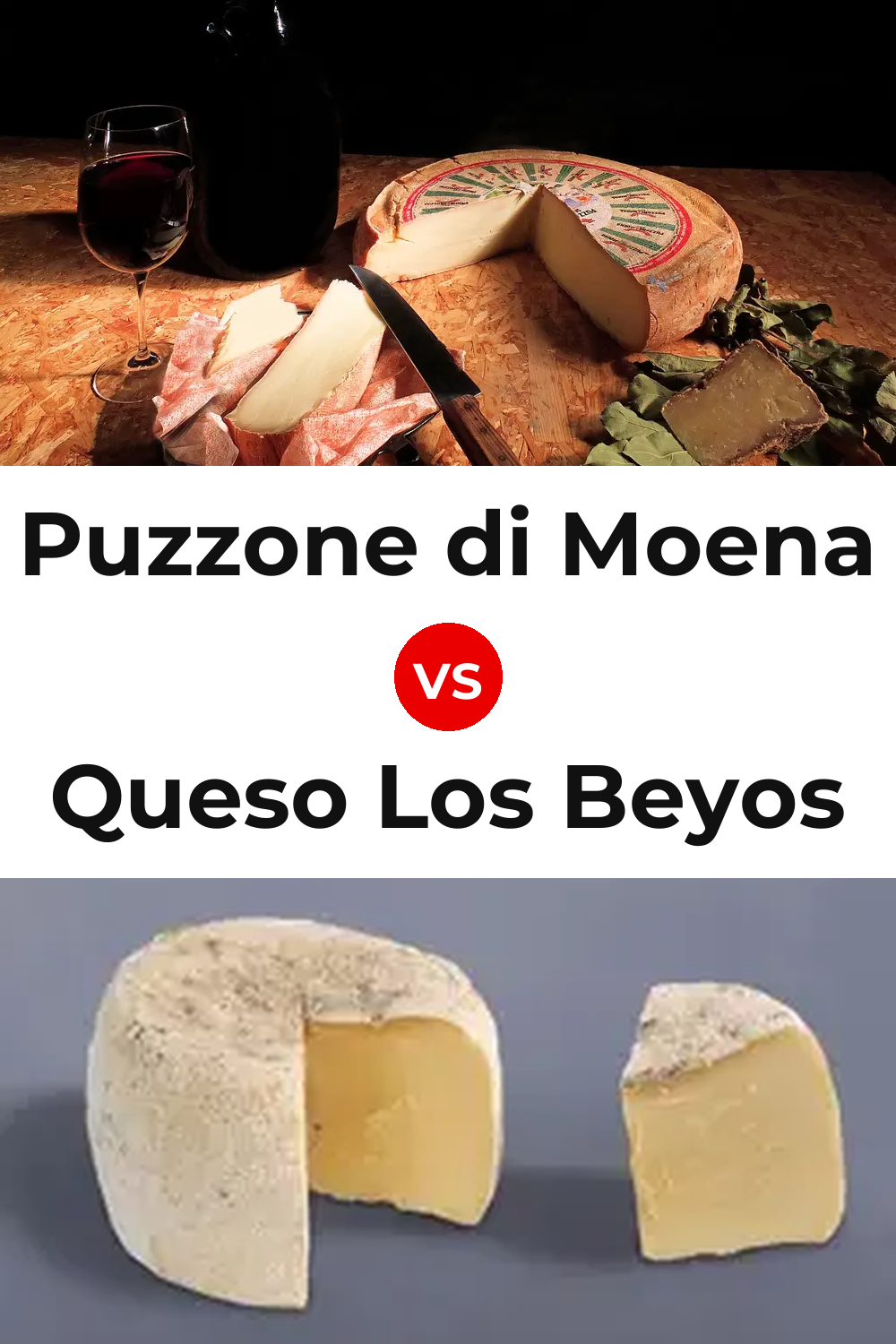 Puzzone di Moena Cheese vs Queso Los Beyos Pinterest comparison