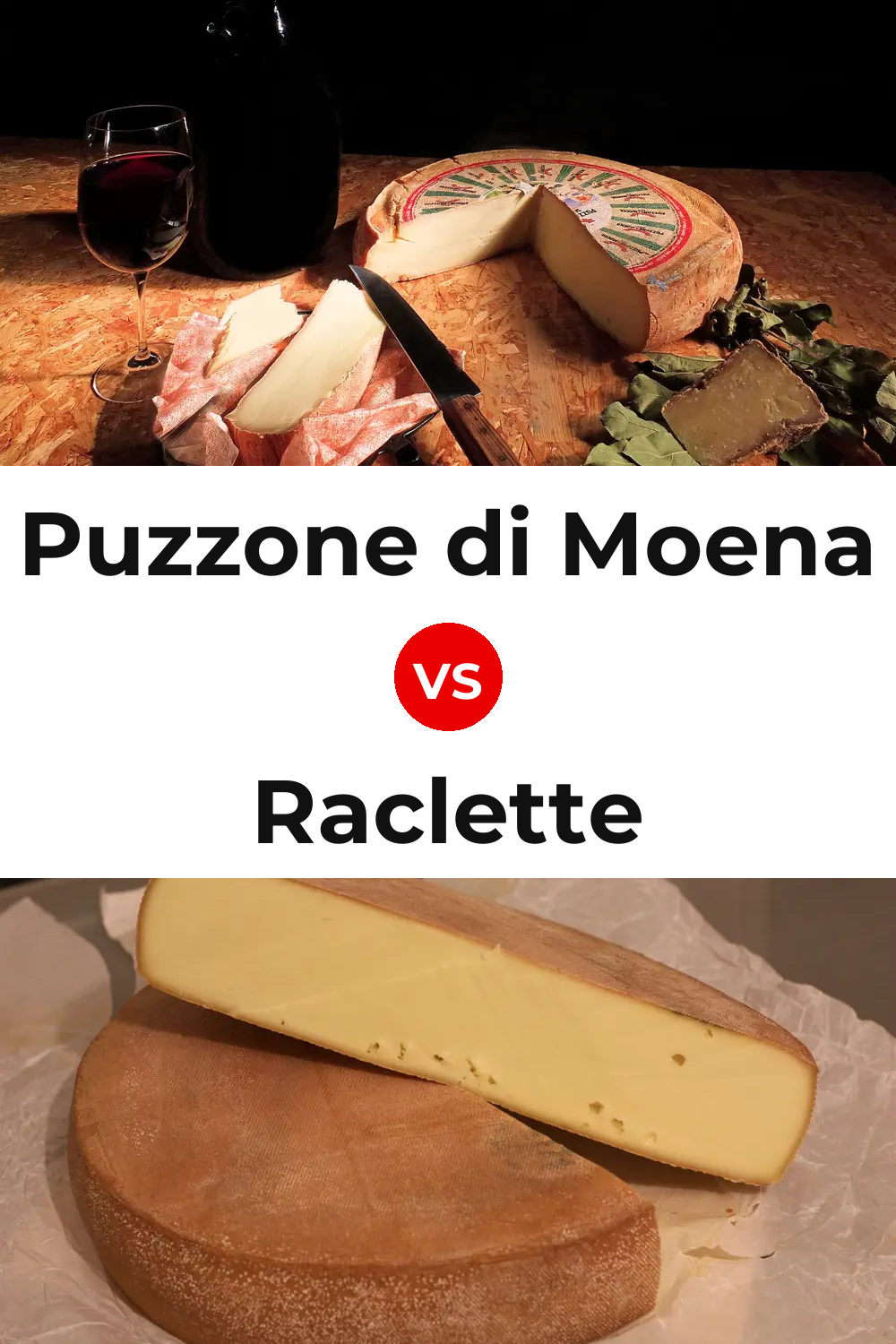 Puzzone di Moena Cheese vs Raclette Cheese Pinterest comparison