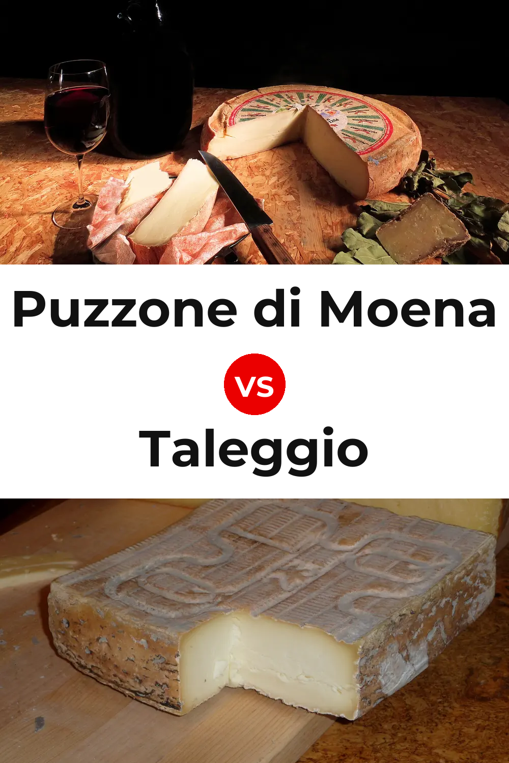 Puzzone di Moena Cheese vs Taleggio Cheese Pinterest comparison
