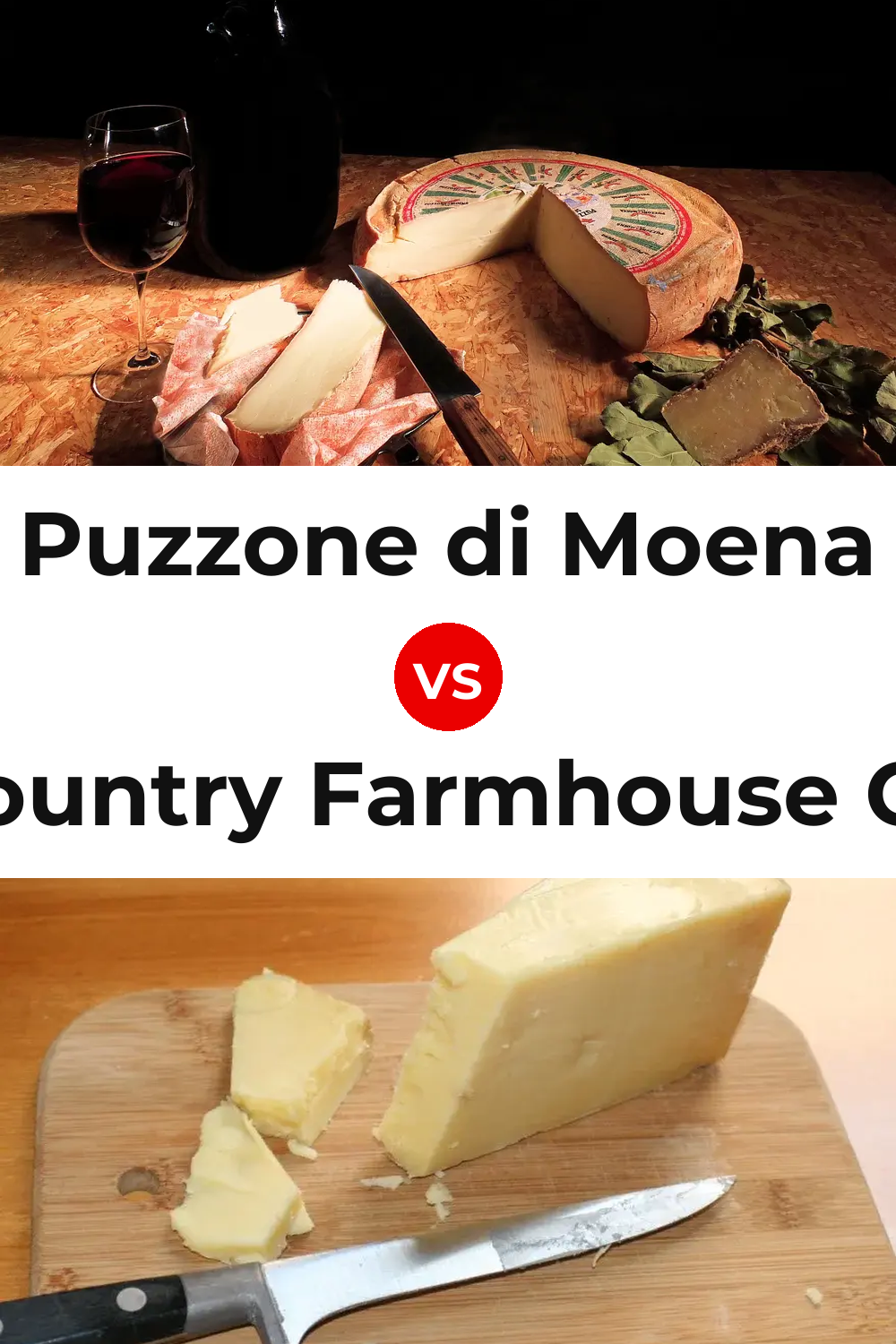 Puzzone di Moena Cheese vs West Country Farmhouse Cheddar Cheese Pinterest comparison
