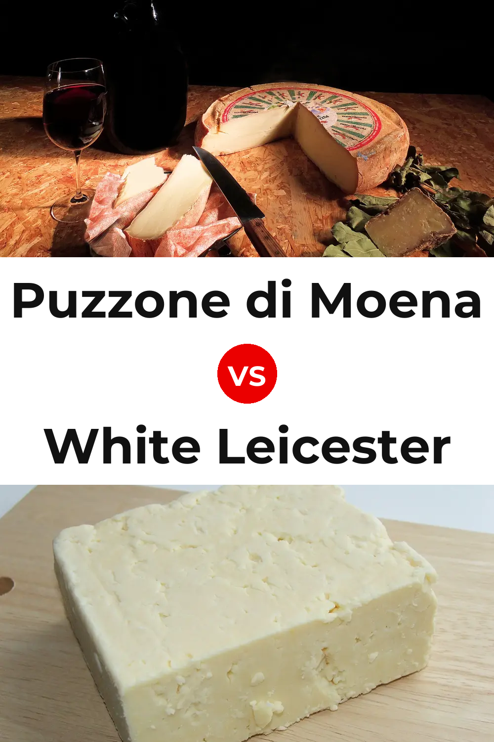 Puzzone di Moena Cheese vs White Leicester Cheese Pinterest comparison