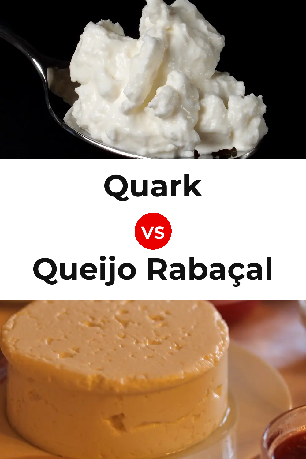 Quark Cheese vs Queijo Rabaçal Pinterest comparison