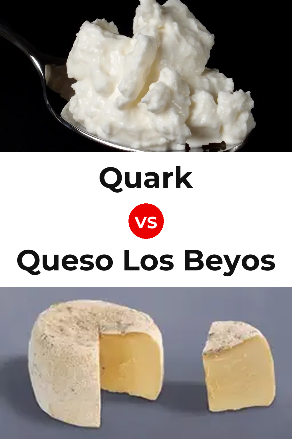 Quark Cheese vs Queso Los Beyos Pinterest comparison