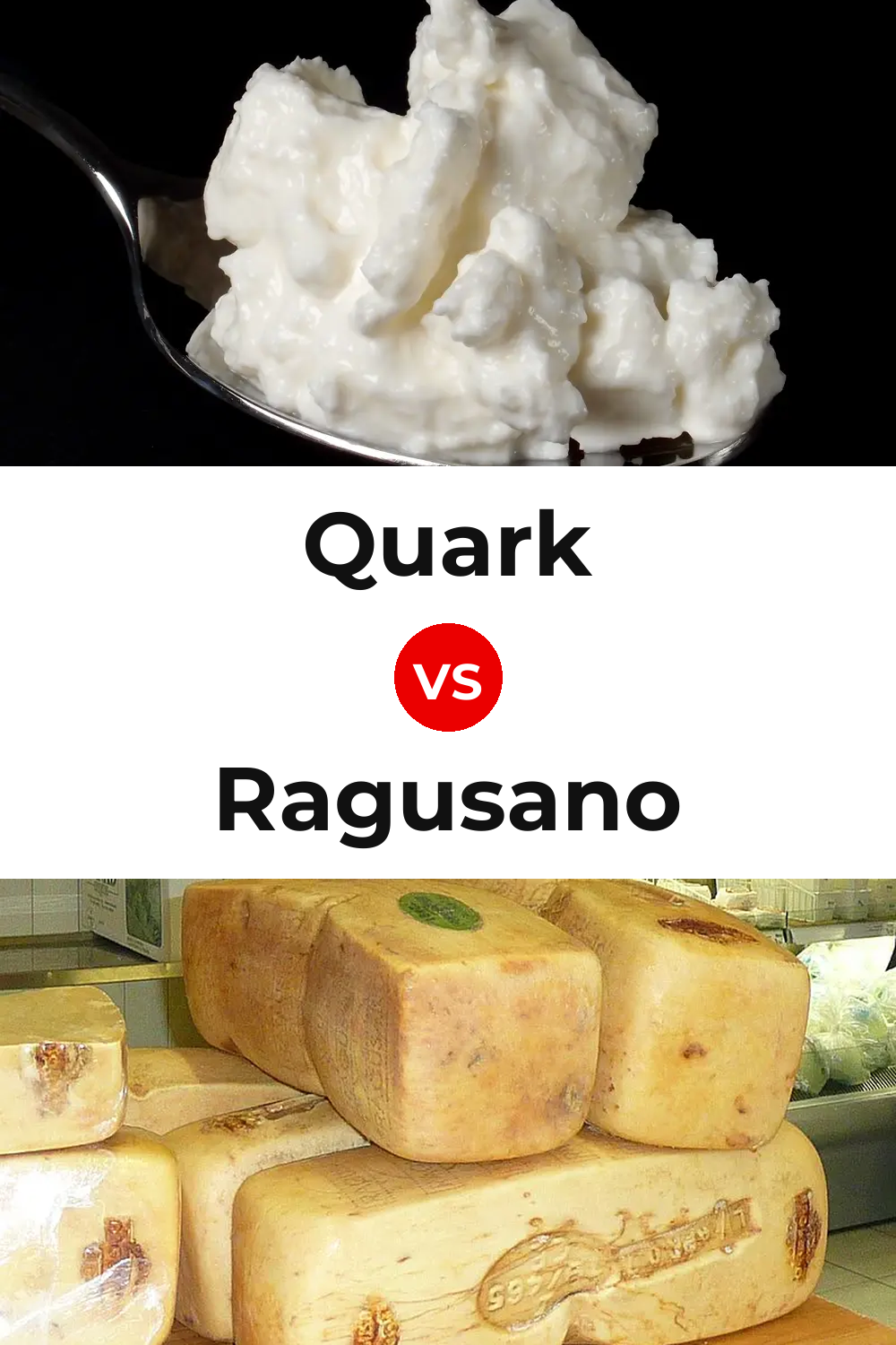 Quark Cheese vs Ragusano Cheese Pinterest comparison