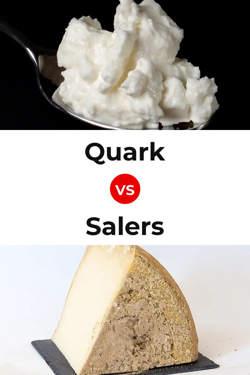 Quark Cheese vs Salers Cheese Pinterest comparison