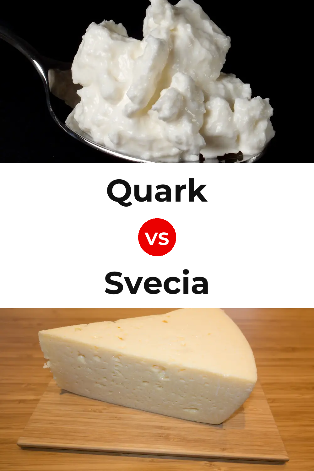 Quark Cheese vs Svecia Cheese Pinterest comparison