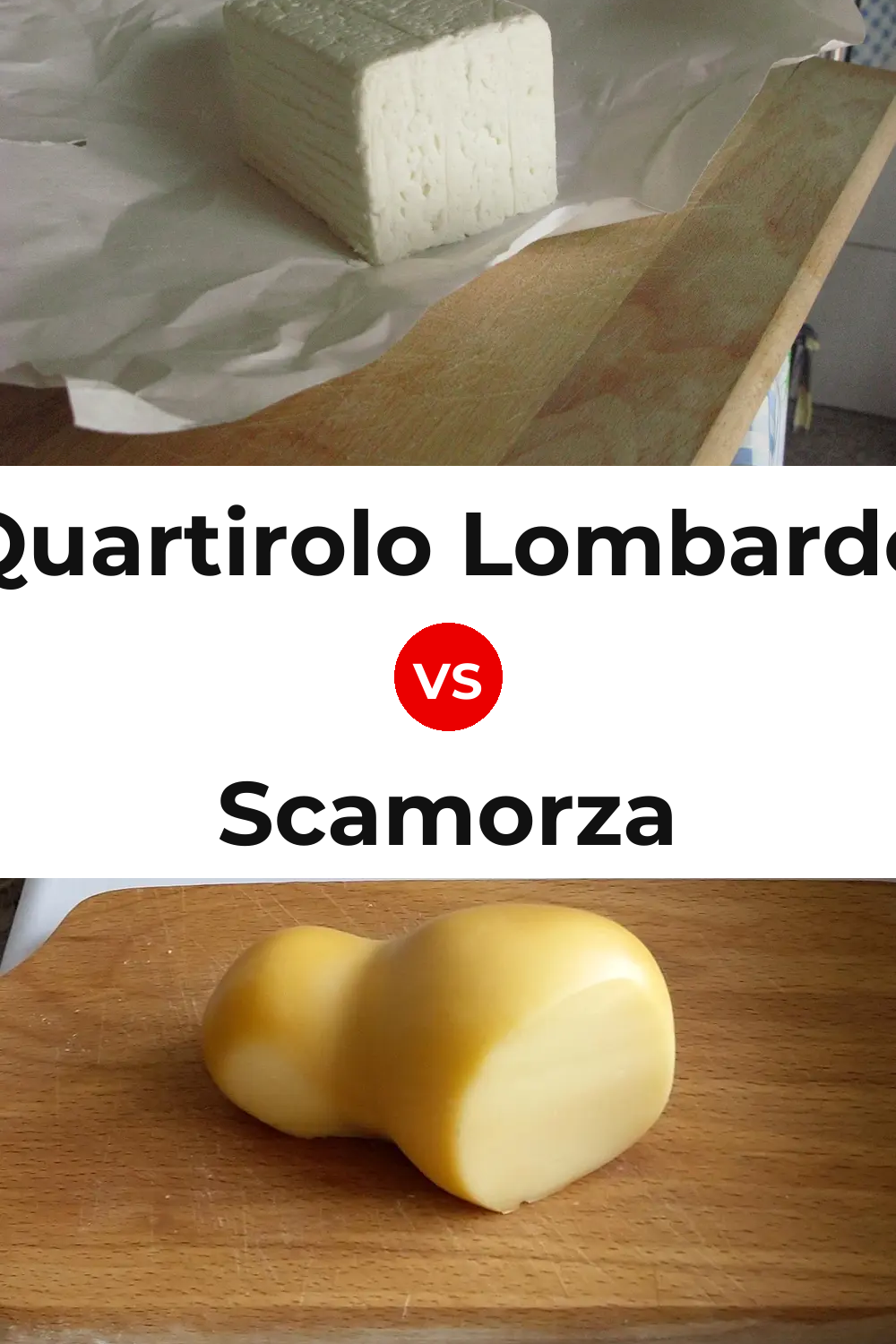 Quartirolo Lombardo Cheese vs Scamorza Cheese Pinterest comparison