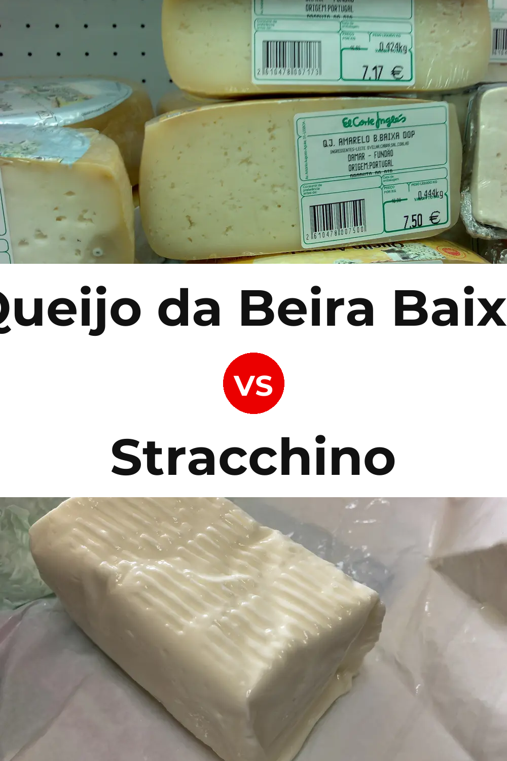 Queijo da Beira Baixa vs Stracchino Cheese Pinterest comparison