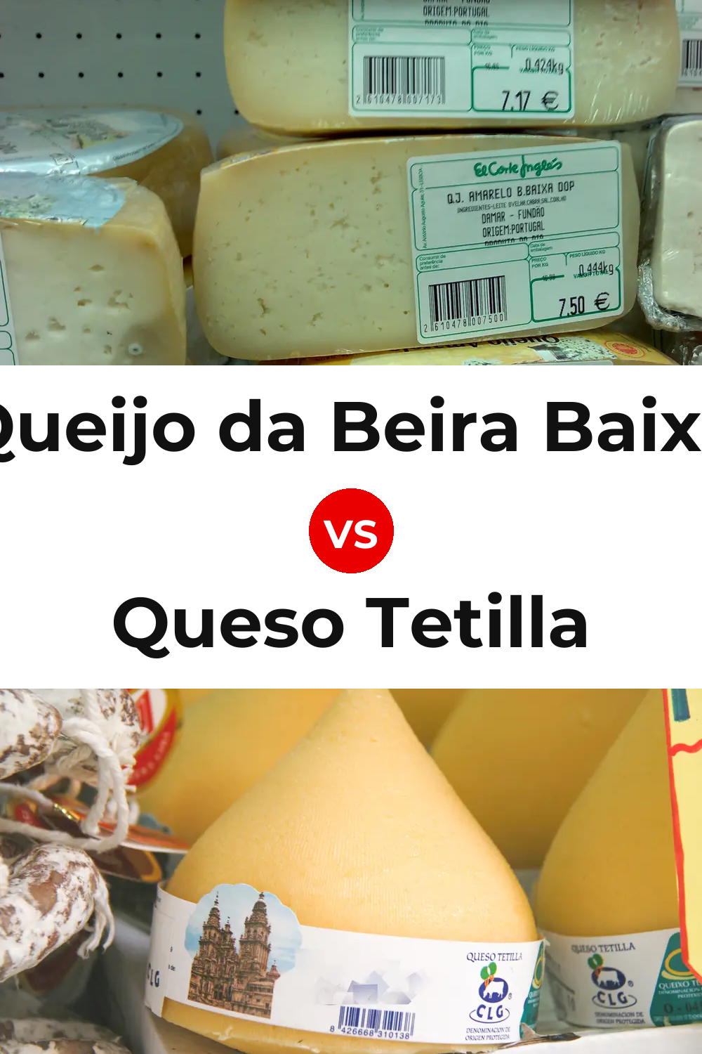 Queijo da Beira Baixa vs Queso Tetilla Pinterest comparison