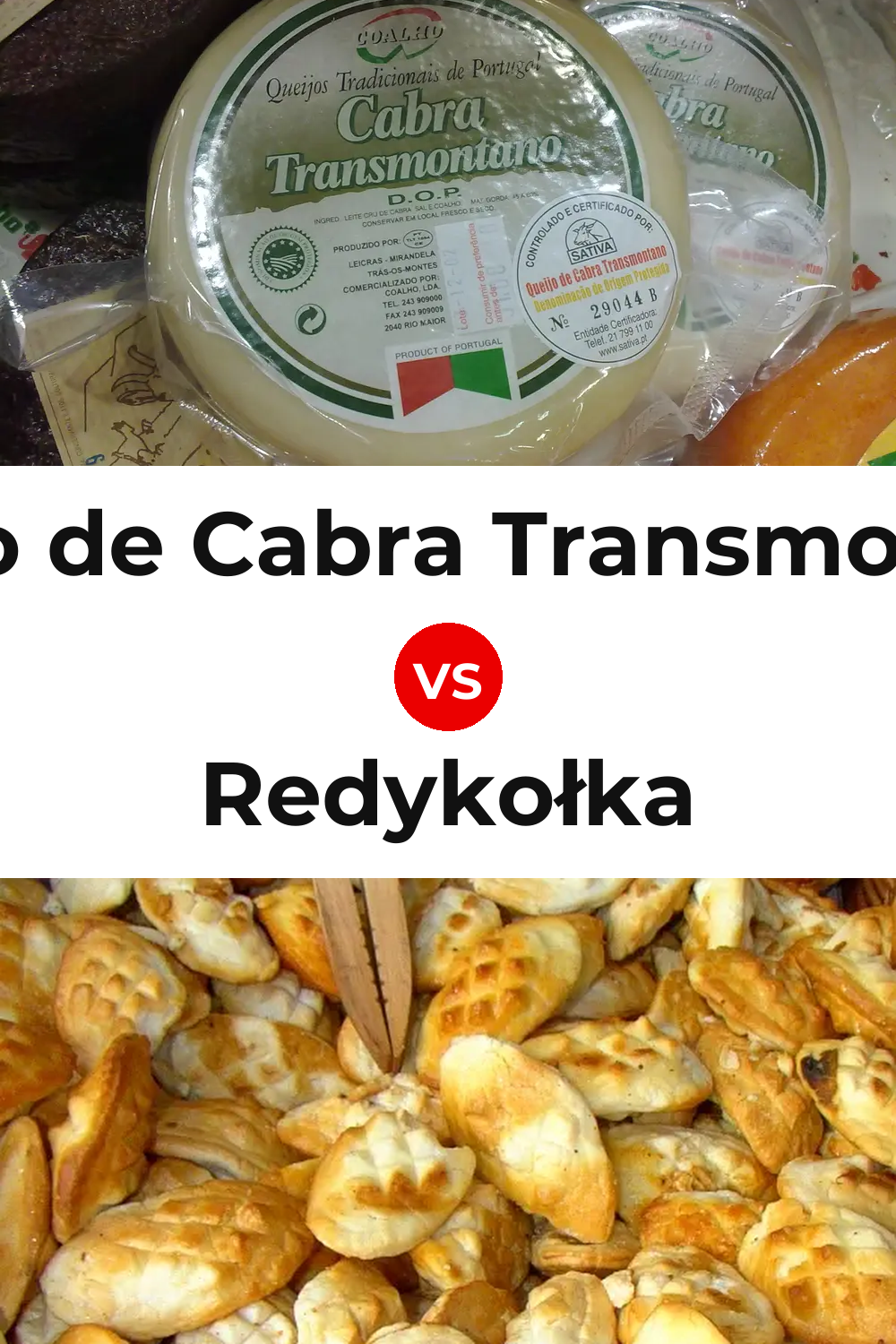 Queijo de Cabra Transmontano vs Redykołka Cheese Pinterest comparison