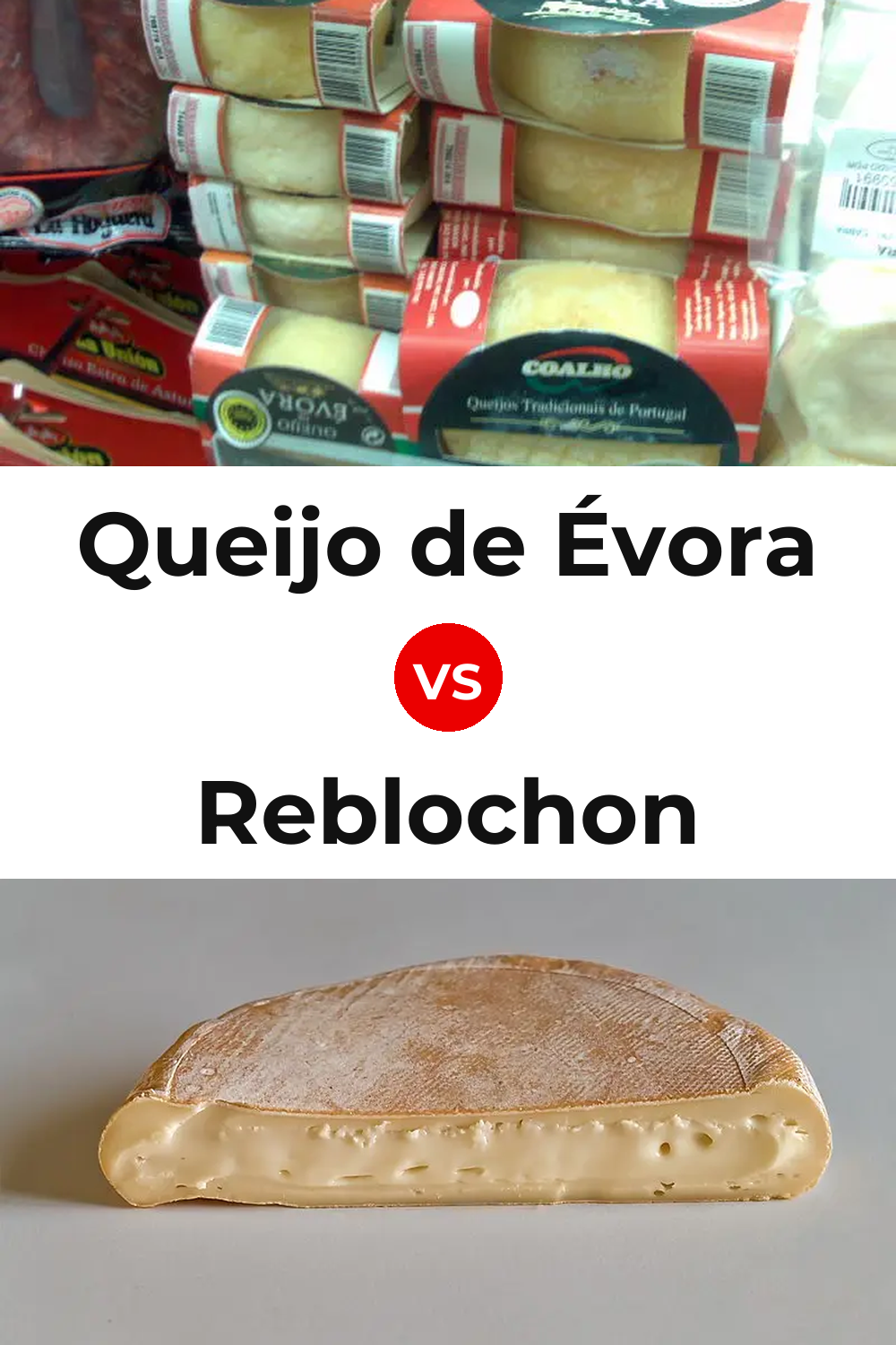 Queijo de Évora vs Reblochon Cheese Pinterest comparison