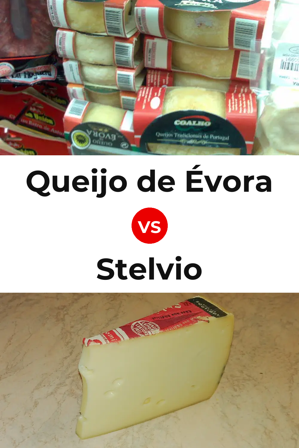 Queijo de Évora vs Stelvio Cheese Pinterest comparison