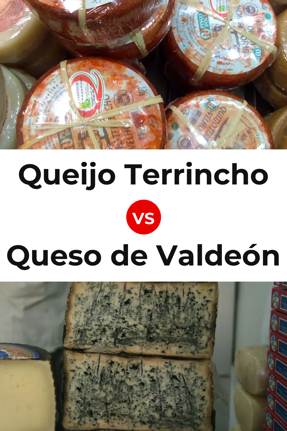 Queijo Terrincho vs Queso de Valdeón Pinterest comparison