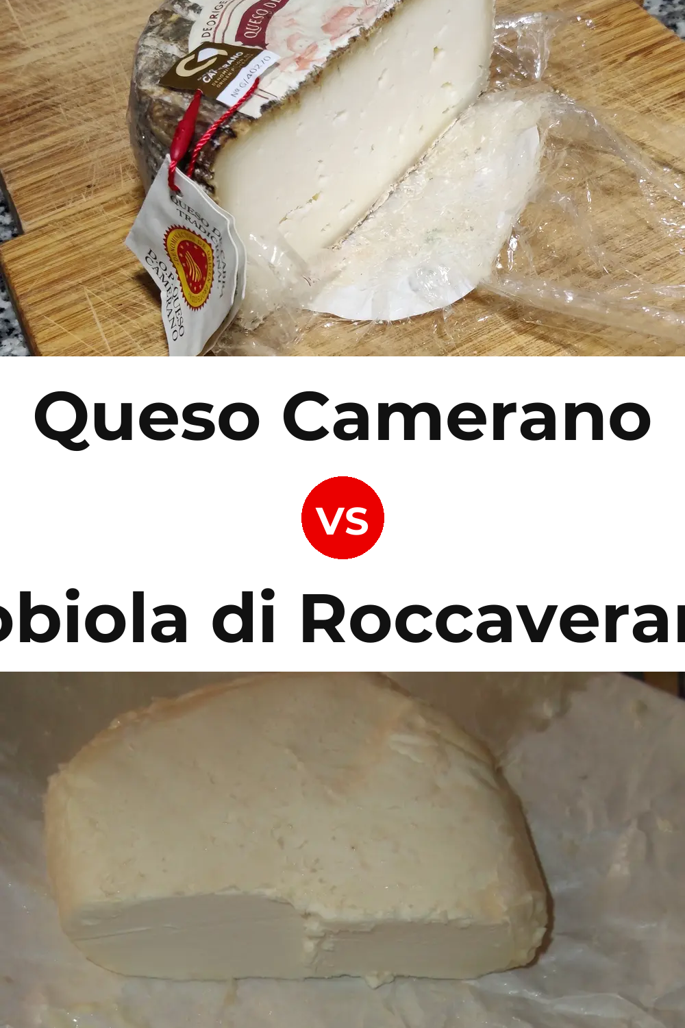Queso Camerano vs Robiola di Roccaverano Cheese Pinterest comparison