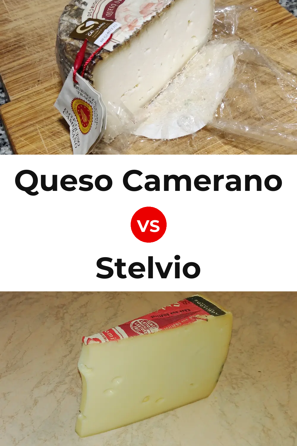 Queso Camerano vs Stelvio Cheese Pinterest comparison