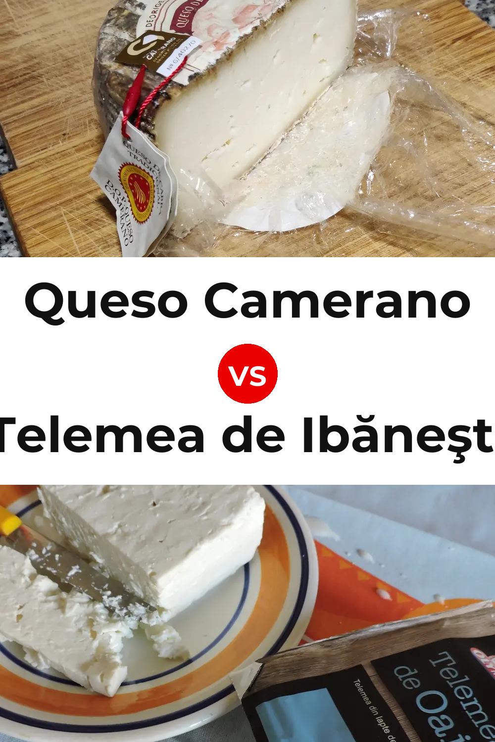 Queso Camerano vs Telemea de Ibăneşti Cheese Pinterest comparison
