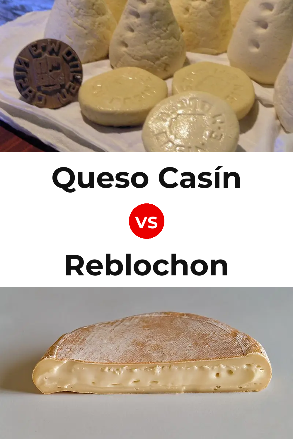 Queso Casín vs Reblochon Cheese Pinterest comparison