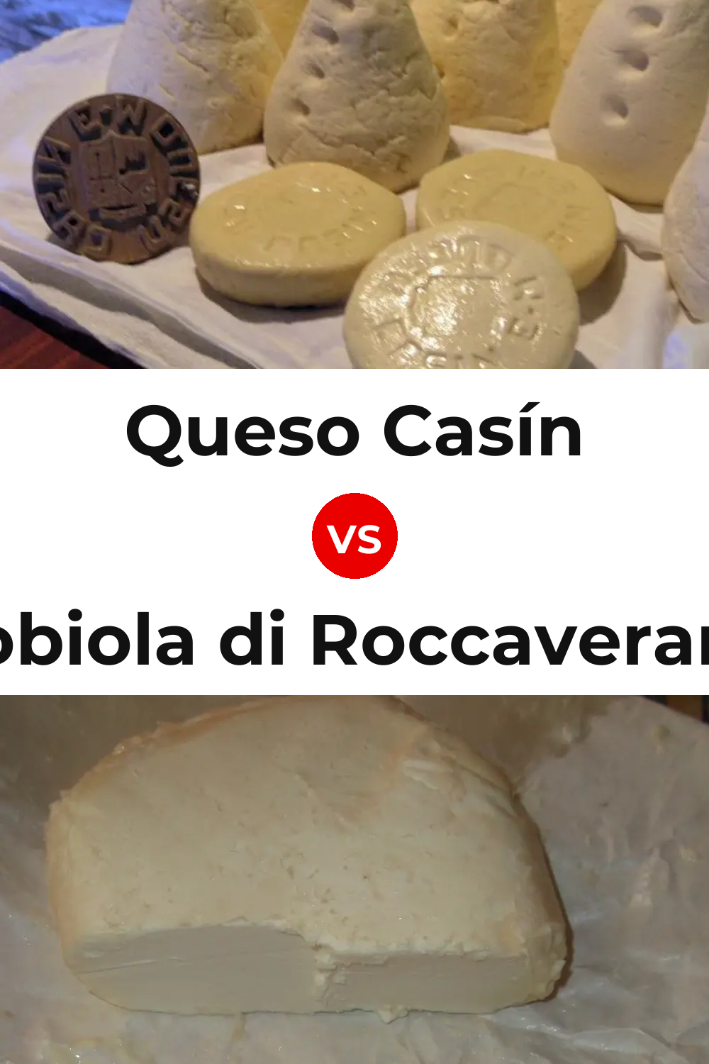 Queso Casín vs Robiola di Roccaverano Cheese Pinterest comparison
