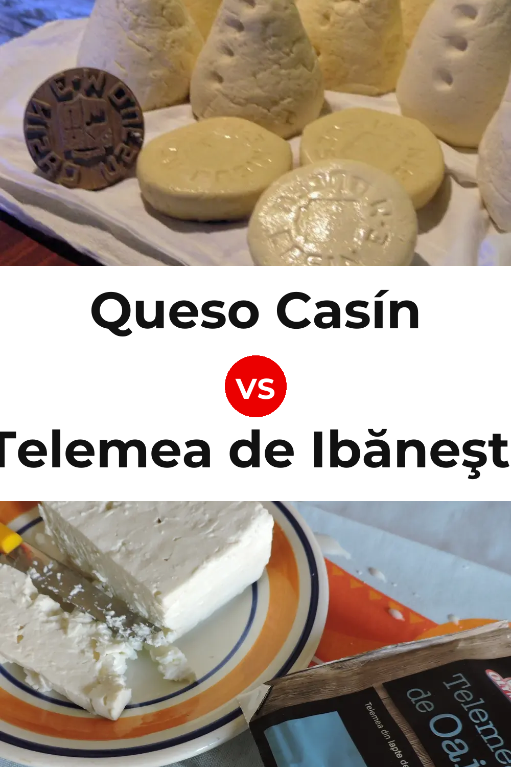 Queso Casín vs Telemea de Ibăneşti Cheese Pinterest comparison