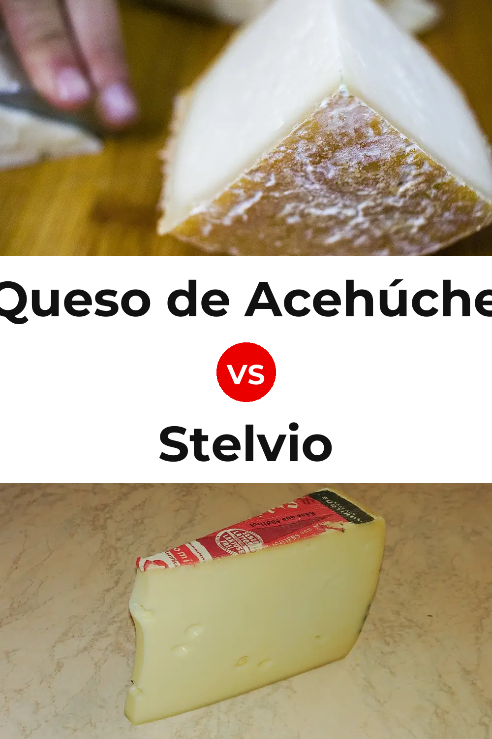 Queso de Acehúche vs Stelvio Cheese Pinterest comparison