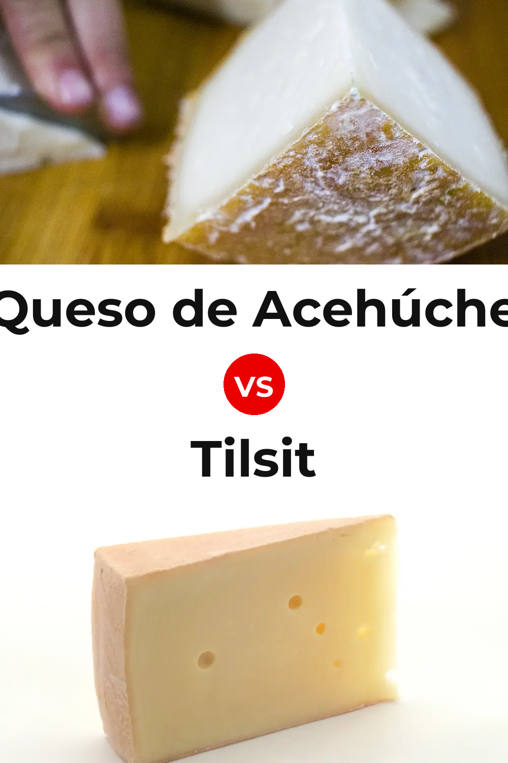 Queso de Acehúche vs Tilsit Cheese Pinterest comparison