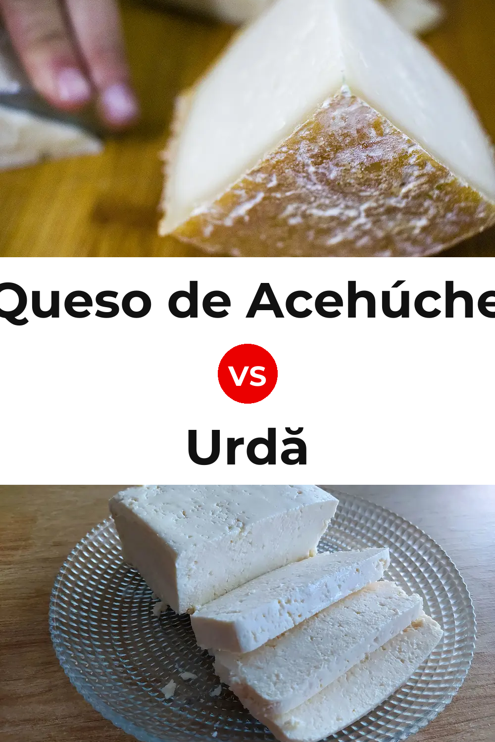 Queso de Acehúche vs Urdă Cheese Pinterest comparison