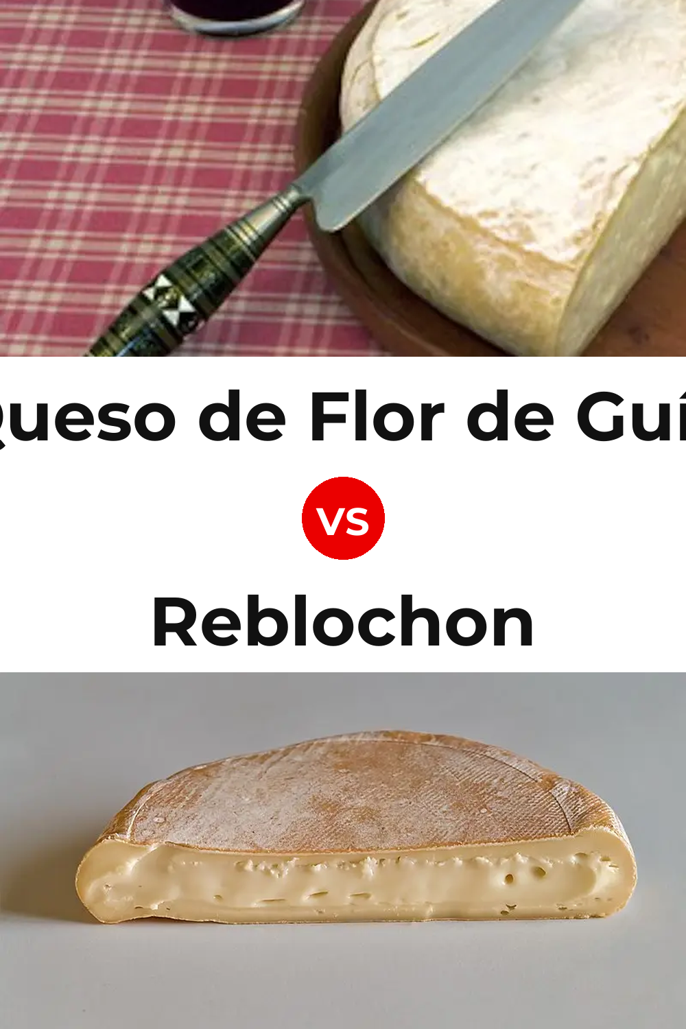 Queso de Flor de Guía vs Reblochon Cheese Pinterest comparison