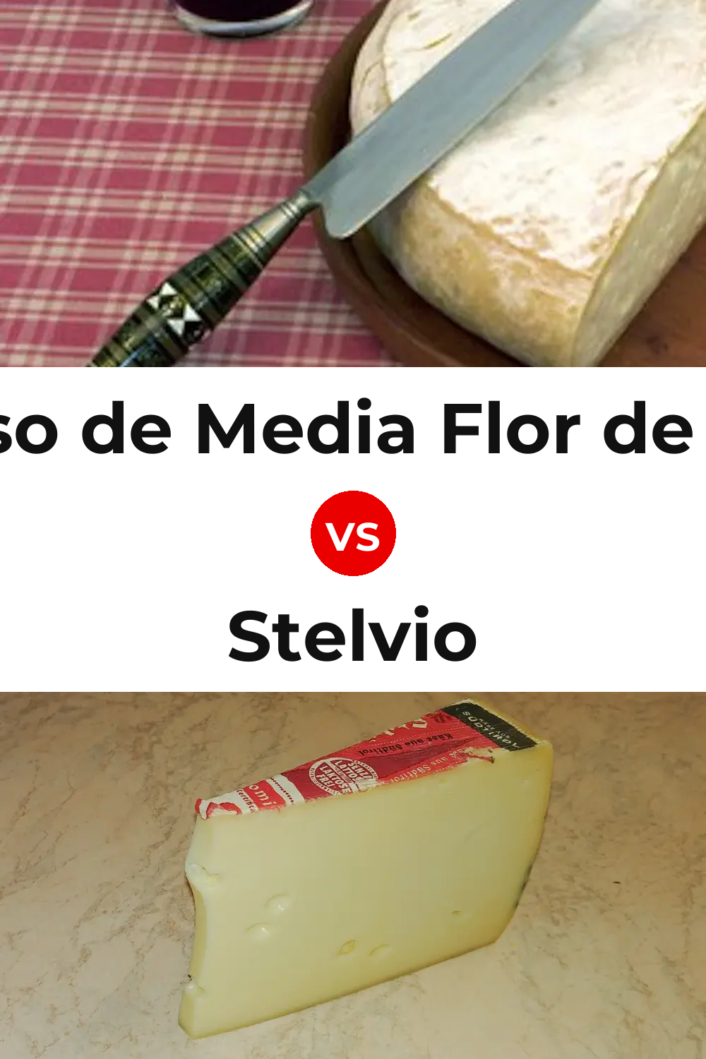 Queso de Media Flor de Guía vs Stelvio Cheese Pinterest comparison
