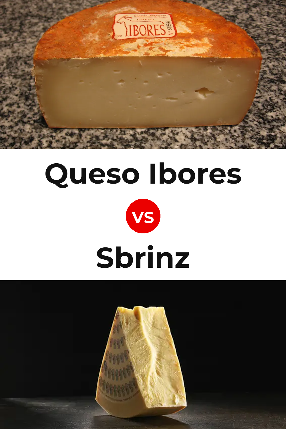 Queso Ibores vs Sbrinz Cheese Pinterest comparison