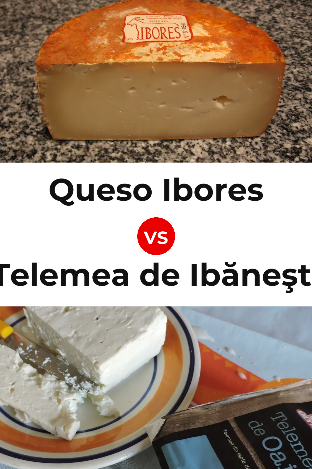 Queso Ibores vs Telemea de Ibăneşti Cheese Pinterest comparison