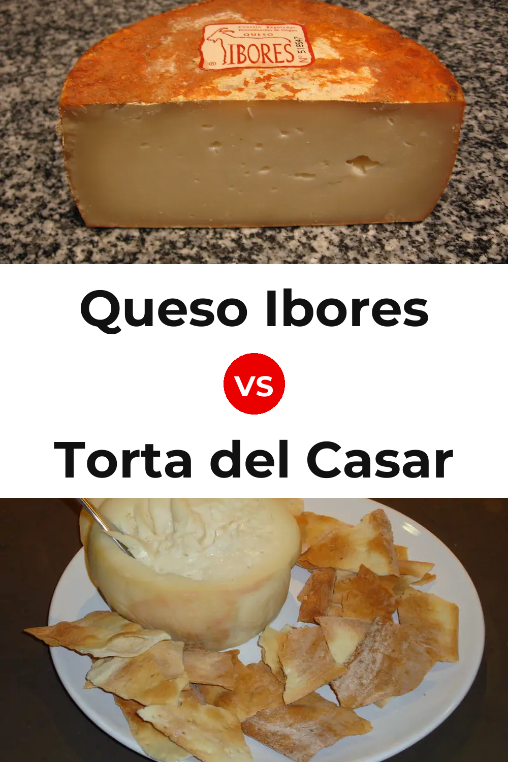 Queso Ibores vs Torta del Casar Cheese Pinterest comparison