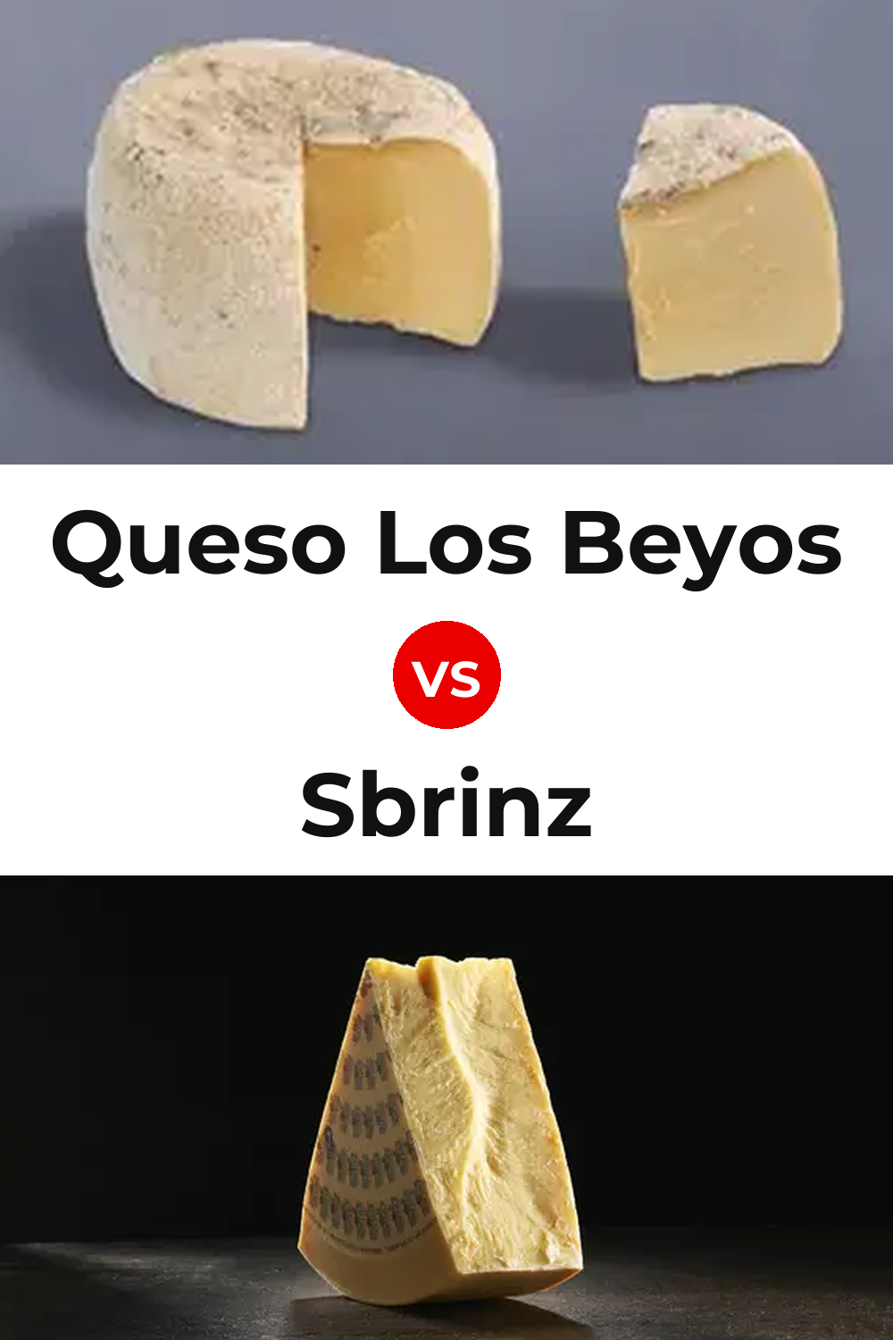 Queso Los Beyos vs Sbrinz Cheese Pinterest comparison