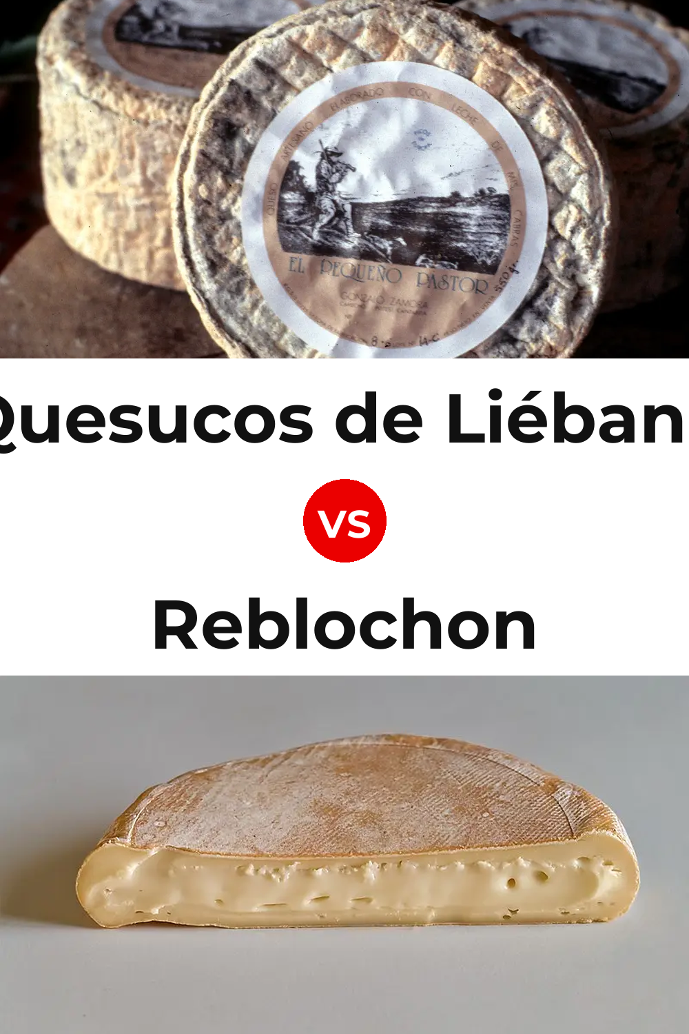 Quesucos de Liébana Cheese vs Reblochon Cheese Pinterest comparison