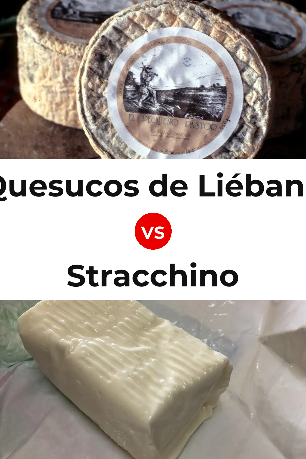 Quesucos de Liébana Cheese vs Stracchino Cheese Pinterest comparison