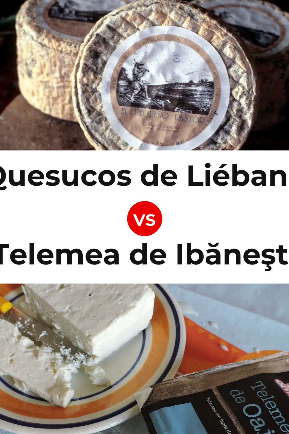 Quesucos de Liébana Cheese vs Telemea de Ibăneşti Cheese Pinterest comparison
