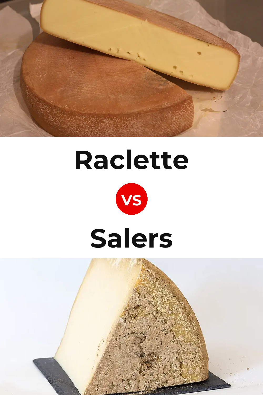 Raclette Cheese vs Salers Cheese Pinterest comparison