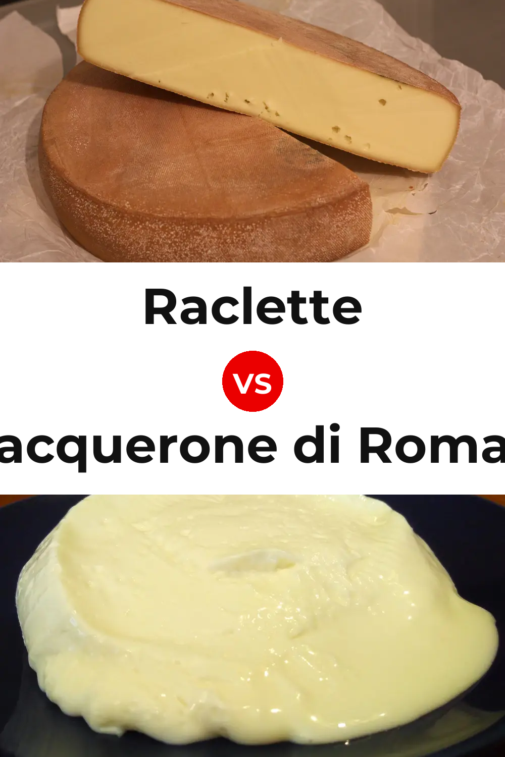 Raclette Cheese vs Squacquerone di Romagna Cheese Pinterest comparison
