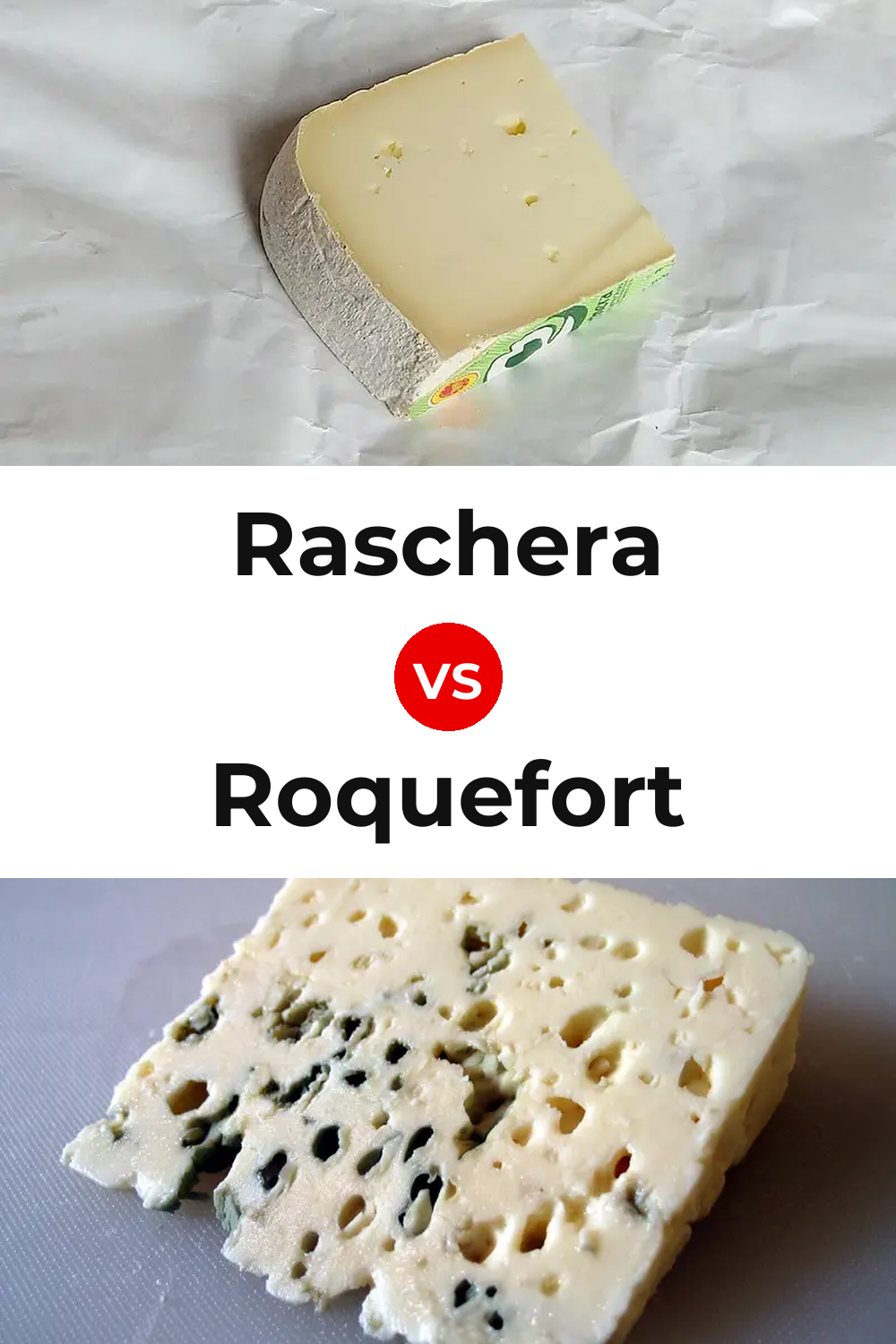 Raschera Cheese vs Roquefort Cheese Pinterest comparison