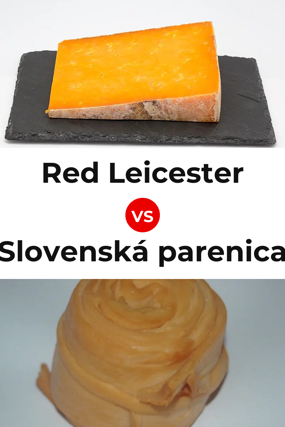 Red Leicester Cheese vs Slovenská parenica Cheese Pinterest comparison