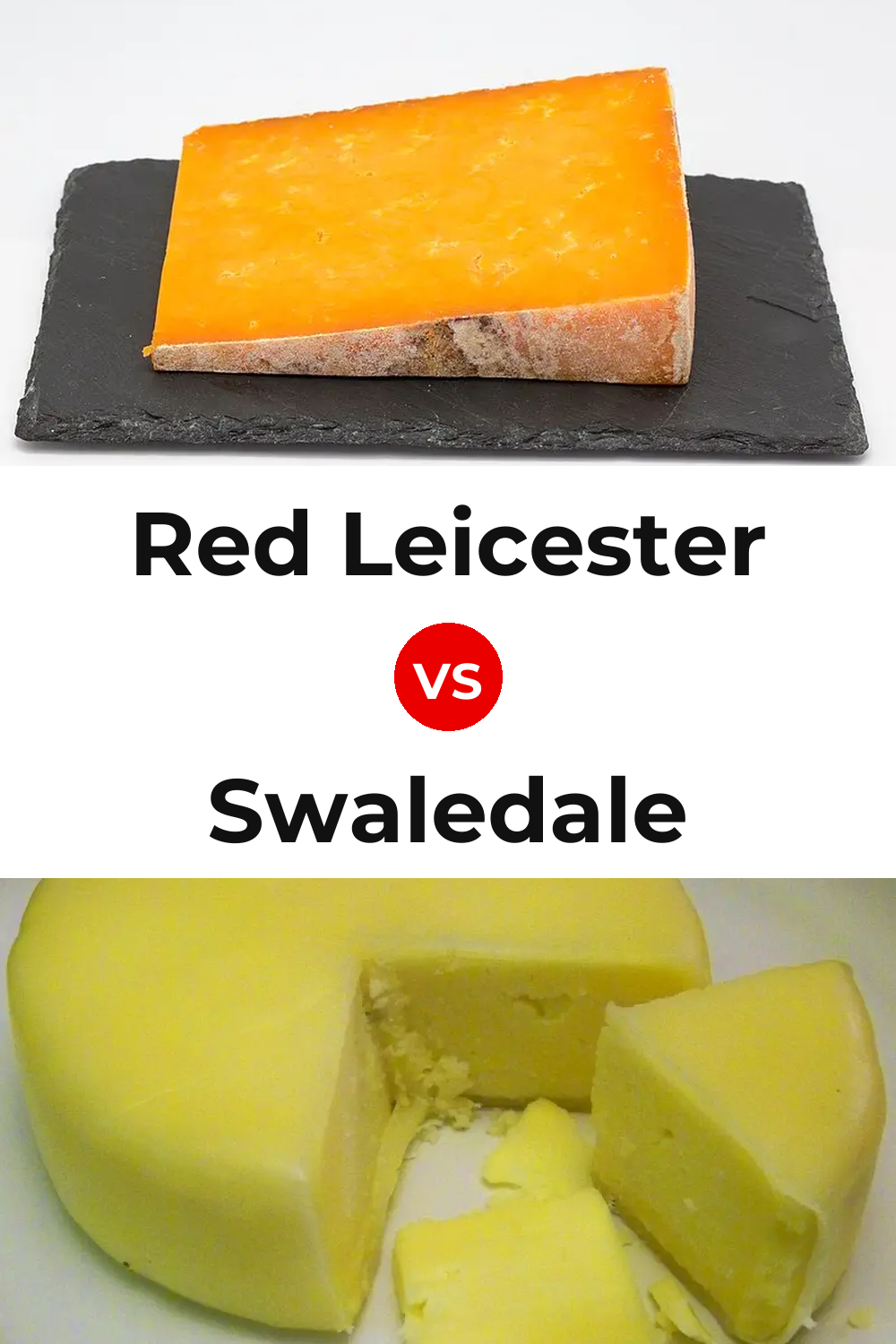 Red Leicester Cheese vs Swaledale Cheese Pinterest comparison