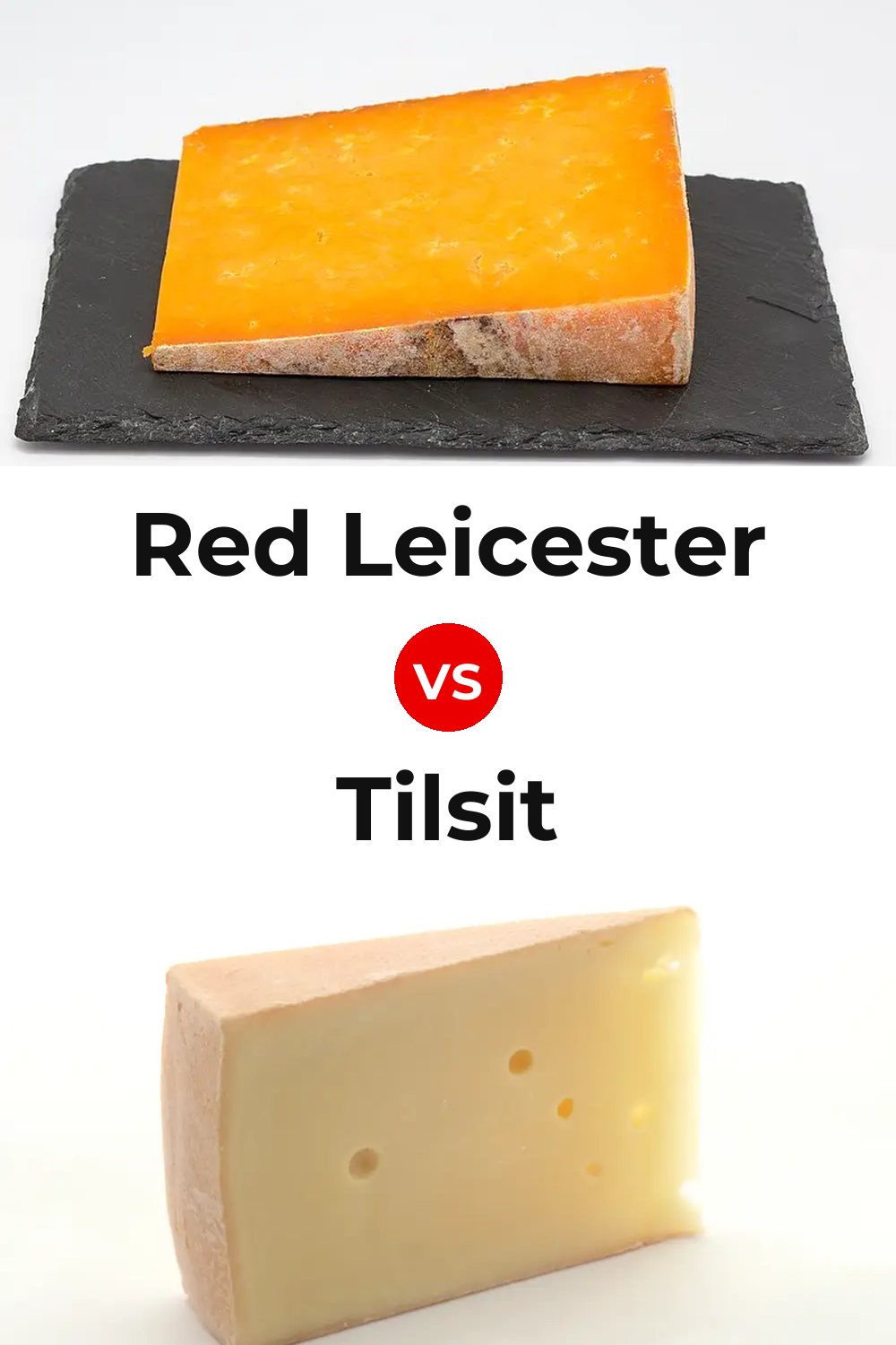 Red Leicester Cheese vs Tilsit Cheese Pinterest comparison