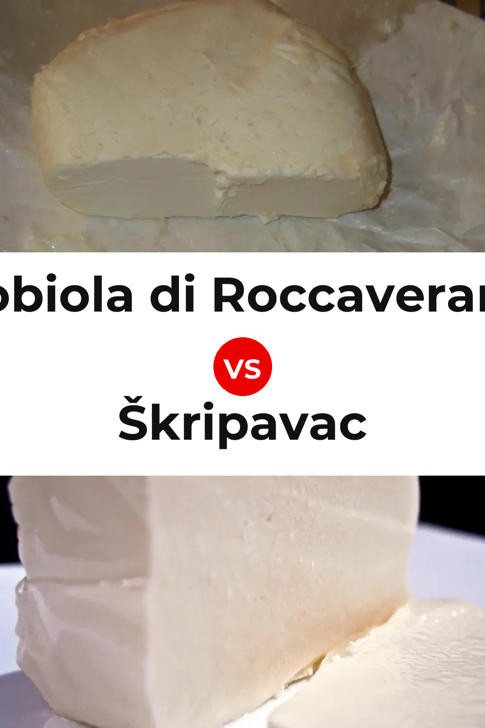 Robiola di Roccaverano Cheese vs Škripavac Cheese Pinterest comparison