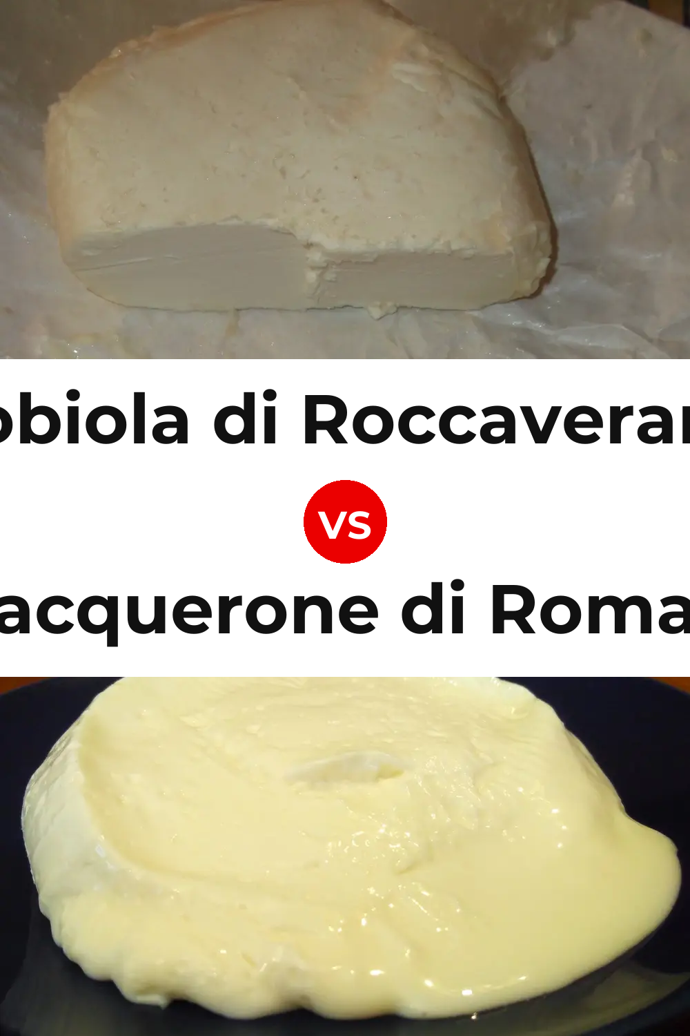 Robiola di Roccaverano Cheese vs Squacquerone di Romagna Cheese Pinterest comparison
