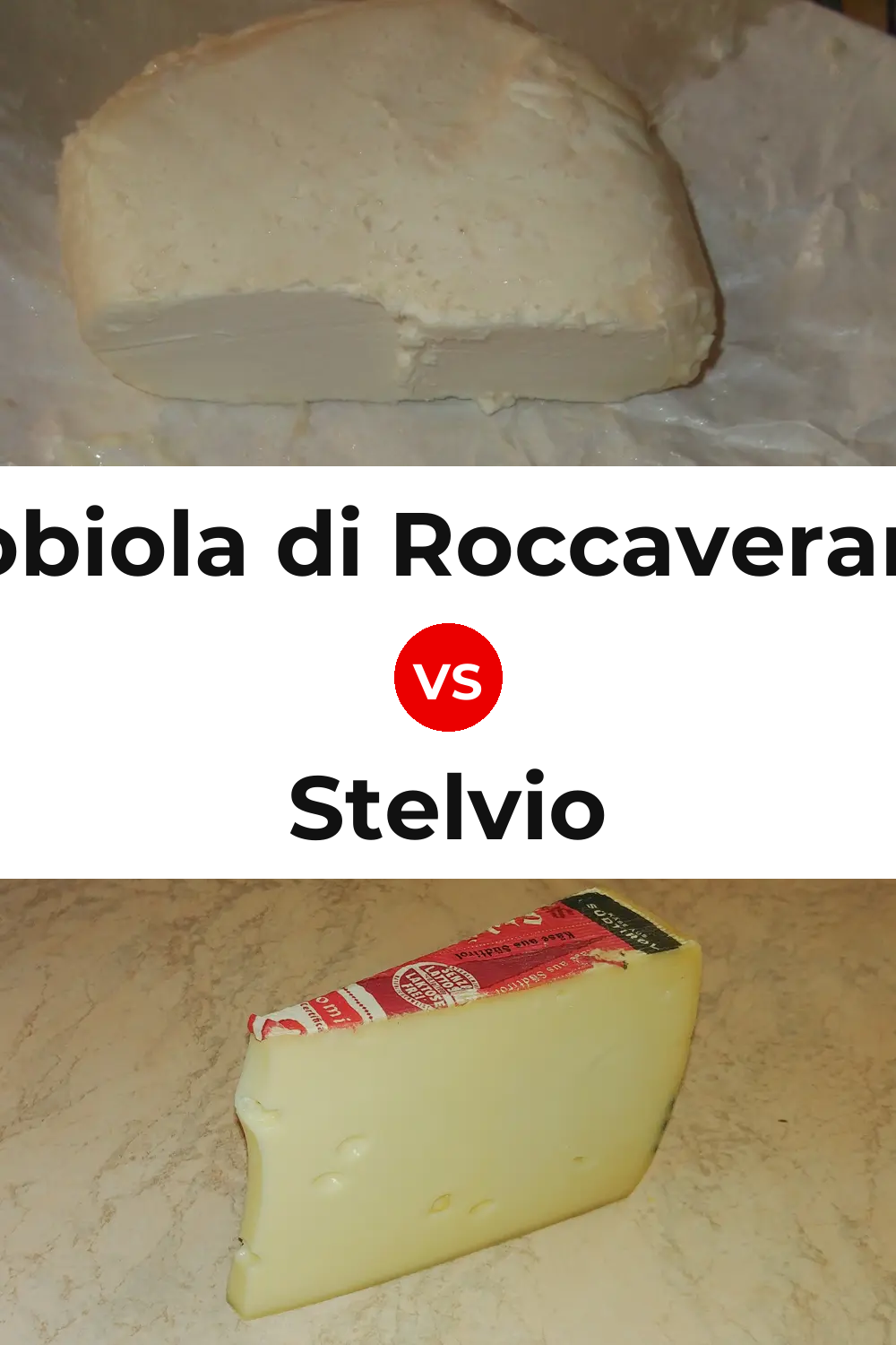Robiola di Roccaverano Cheese vs Stelvio Cheese Pinterest comparison